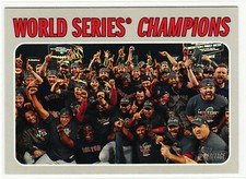 2019 Topps Heritage #1 World Series Champions Boston Red Sox
