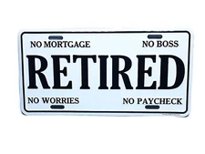 RETIRED 3D EMBOSSED STRUCTURE METAL CAR NOVELTY LICENSE PLATE AUTO TAG