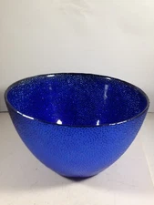 California Pantry Blue Pebbled Glass 8” Mixing Bowl
