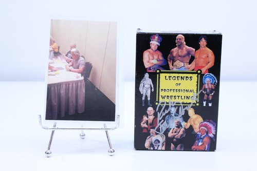 Legends Professional Wrestling Action Figure Firmato Auto Ricky Steamboat Bloody - Foto 6 di 12