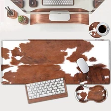 Large Mouse Pad Extended Office Desk Pad 31.5x11.8in Ergonomic Memory Foam Mo...