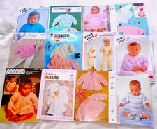 POSTEN 9 RESTPOSTEN 12 VINTAGE STRICK BABY MUSTER/HEFTE JACKE/OBERTEILE ALLES LESEN