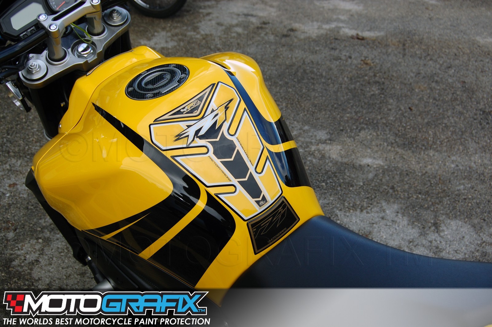 Yamaha FZ1 2006 2016 Motorcycle Tank pad Tankpad Motografix 3D Gel Protector eBay