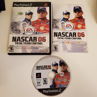 NASCAR 06: Total Team Control (Sony PlayStation 2, 2005) CIB, TESTED AND WORKING