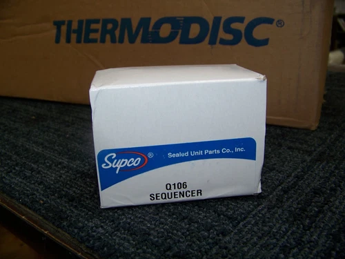 Supco Sequencer On 1-110 Off: 1-110 DPST/DPST 24V Q106 New