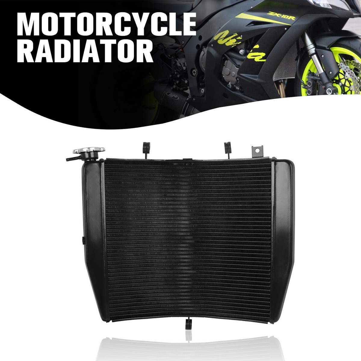 Radiator Cooler Cooling For Kawasaki Ninia ZX-10R ZX1000J 2008