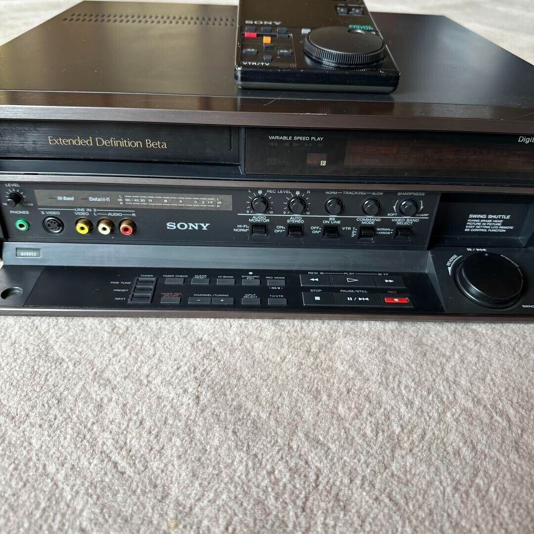 EDV-8000 ED Beta Deck SONY Video Cassette Recorder 100V NTSC EDV-8000 ED Beta Deck SONY Video Cassette Recorder 100V NTSC