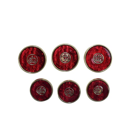 Metal King Round Button Embellishment DIY Crafting Clothes Card Dress Sewing