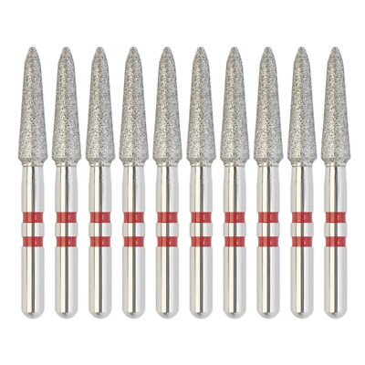 Diamond Burs Z878K/021F Zirconia Cutter Modified Chamfer Fine Grit FG High Speed