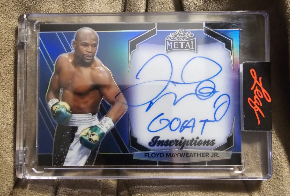 2025 Leaf Sports Heroes Floyd Mayweather Jr. Inscription