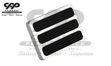 CPP Power Brake Pedal Bracket Pedal Arm Brake Pedal Pad Polished Aluminum