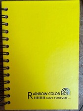 cute rainbow notebook student college high school
