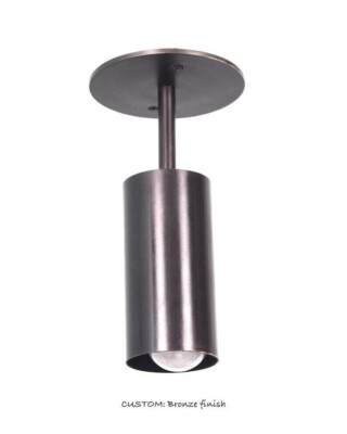 Moderne Deckenleuchte Lampe Downlight Spot, MONOPOINT Messing Deckenstrahler