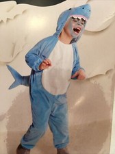 Hyde Ans Eek New Size 18-24 Months Blue Shark Warm Plush Jumpsuit Halloween