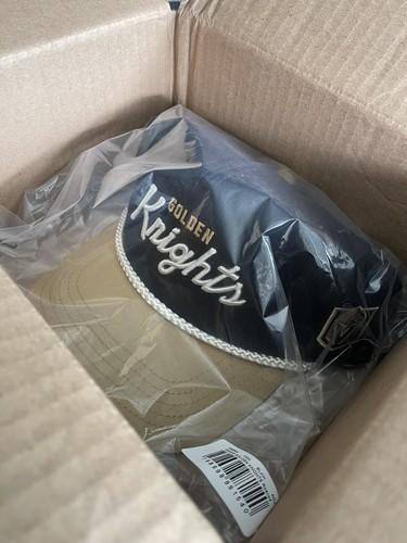 Vegas Golden Knights American Needle Black/Gold Roscoe Washed Twill Hat New - 第 5/5 張圖片