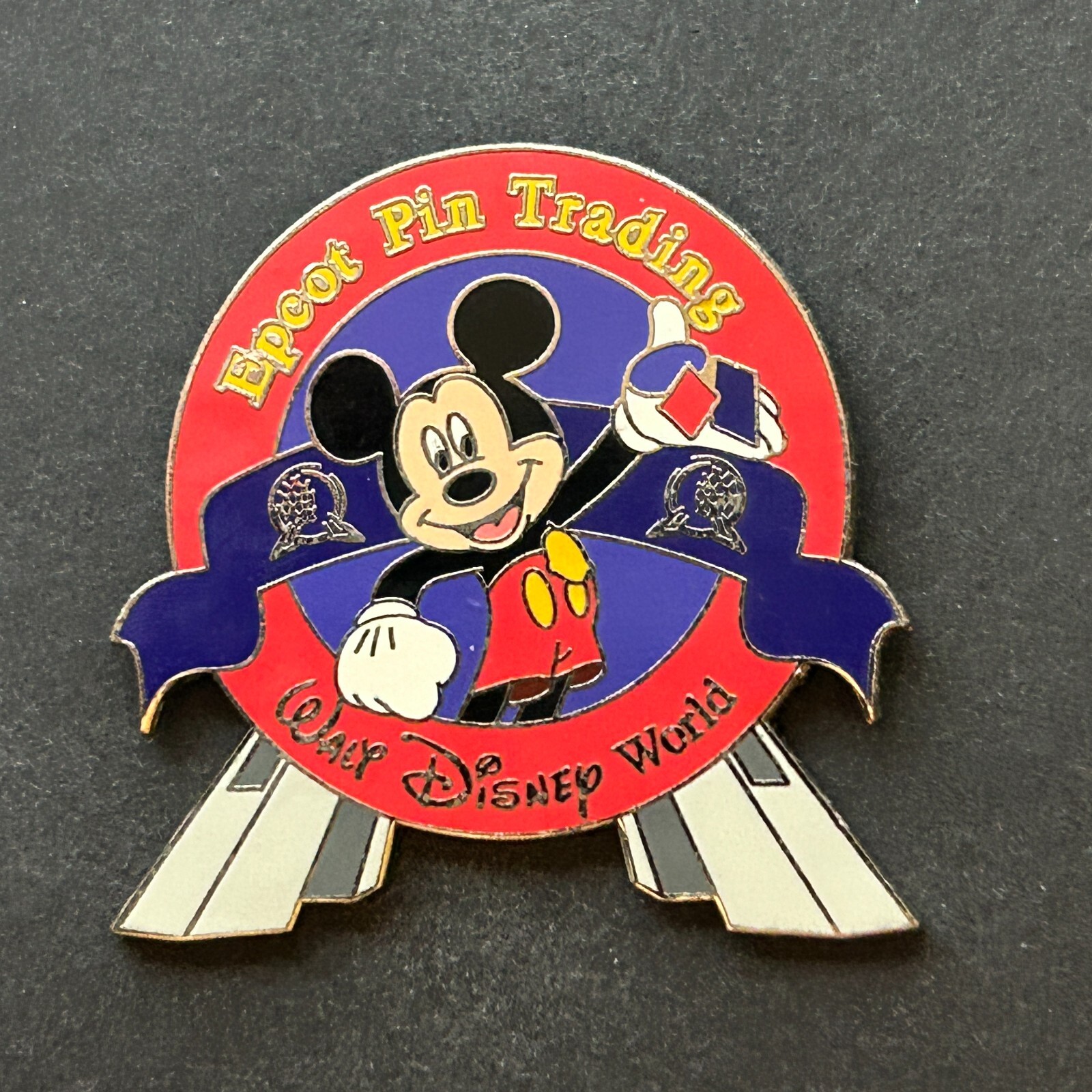 WDW - Mickey Spaceship Earth - Epcot Pin Trading Disney Pin 1385