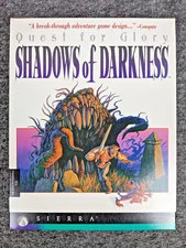 Quest for Glory: Shadow of Darkness - Sierra - 1994 Windows CD - Big Box CIB