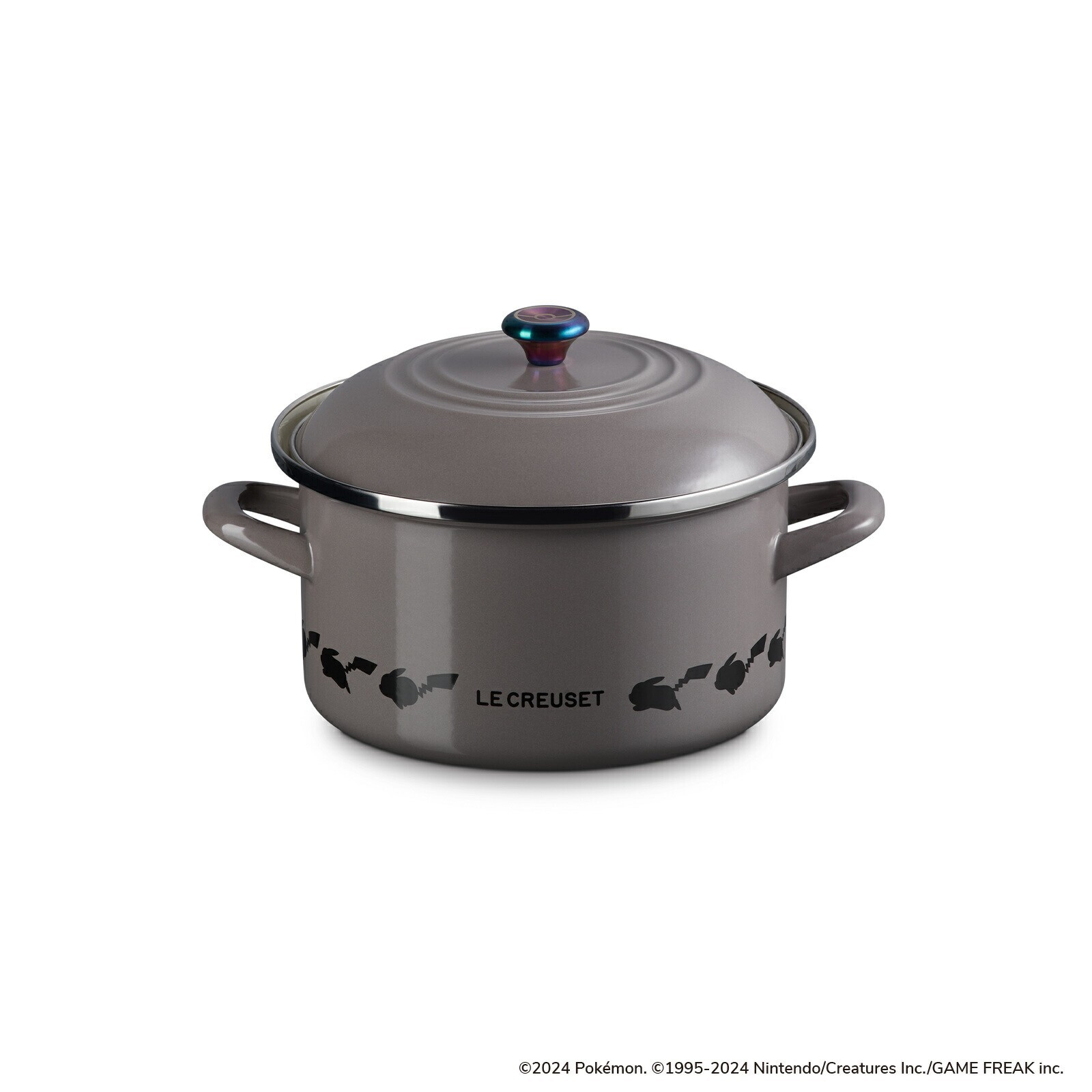 Le Creuset Pikachu Gray 20cm EOS Casserole Japanese Official