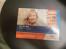 Consumer Cellular " T-Mobile Network " All-in-One SIM Card