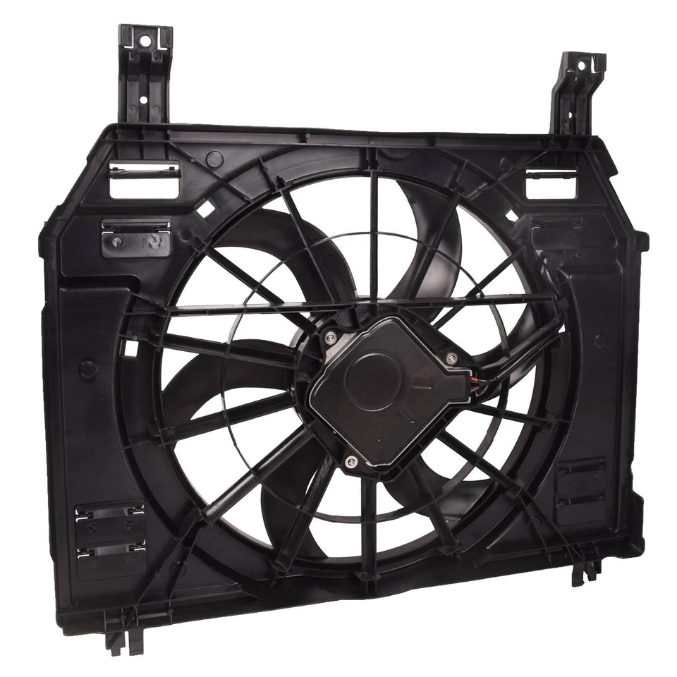 Conjunto de ventilador de refrigeração condensador AC compatível com Land Rover Range Rover Sport 2013-2018 - Imagem 3 de 4