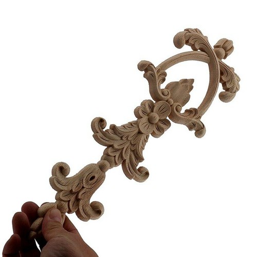 Woodcarving Decal Home Decoration Accessories Furniture Carved Appliques Decor - Picture 11 of 15