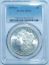 1879 O PCGS MS62 Morgan Silver Dollar
