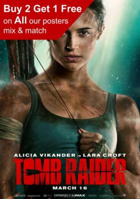 Tomb Raider 2018 Teaser Movie Poster A5 A4 A3 A2 A1