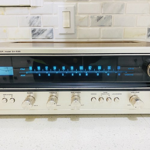 Vintage Pioneer SX-535, 20W AM/FM Stereo Receiver Fully Tested Works - Picture 3 of 21