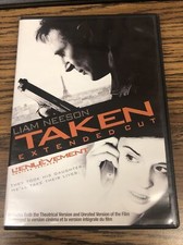 Taken (DVD, 2009, Canadian) Extended Cut - Action - Liam Neeson