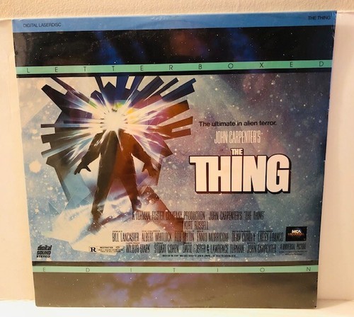 John Carpenter's The Thing Laserdisc 1990 MCA Horror Movie Letterboxed New