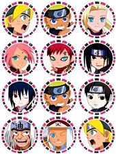 24 Naruto Anime Fairy Cup Cake
