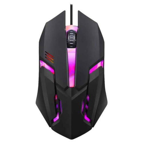 RGB Backlit Keyboard Mouse Combo Wired Gaming Set for Gamer PC Laptop Office lot - Picture 12 of 12