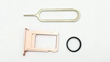 "Rose Gold"  Sim Card Tray Holder+Pin+Ring Replacement for iPhone 7+ PLUS 5.5" 