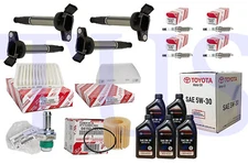 Tune up kit 2008-2014 Scion xD 1.8L Ignition Coil 90919-02258 UF596 SAE5w20 5w30