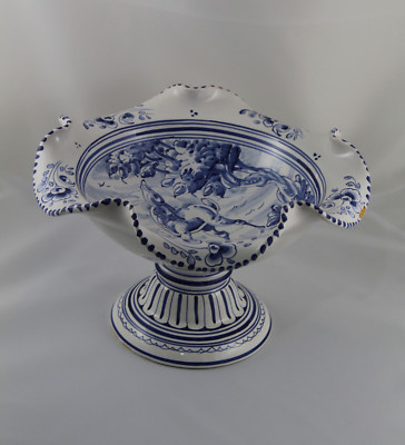 TALAVERA Keramik-Tischmitte Wolf heult zum Mond - Alfar MACHUCA.