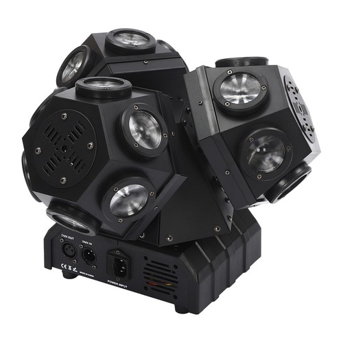 Luce fascio testa mobile LED 18x10W 4 in 1 testa mobile discoteca palcoscenico DMX512 - Foto 19 di 24