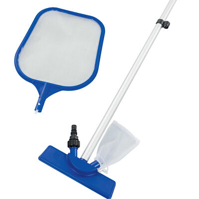 BESTWAY REINIGUNGSSET QUICKUP POOL KESCHER SAUGER 203CM SPA REINIGER WHIRLPOOL
