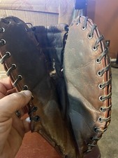 VTG 1950  s JC Higgins Baseball Glove First Base Mitt Trapper Vernon 1678 Rare