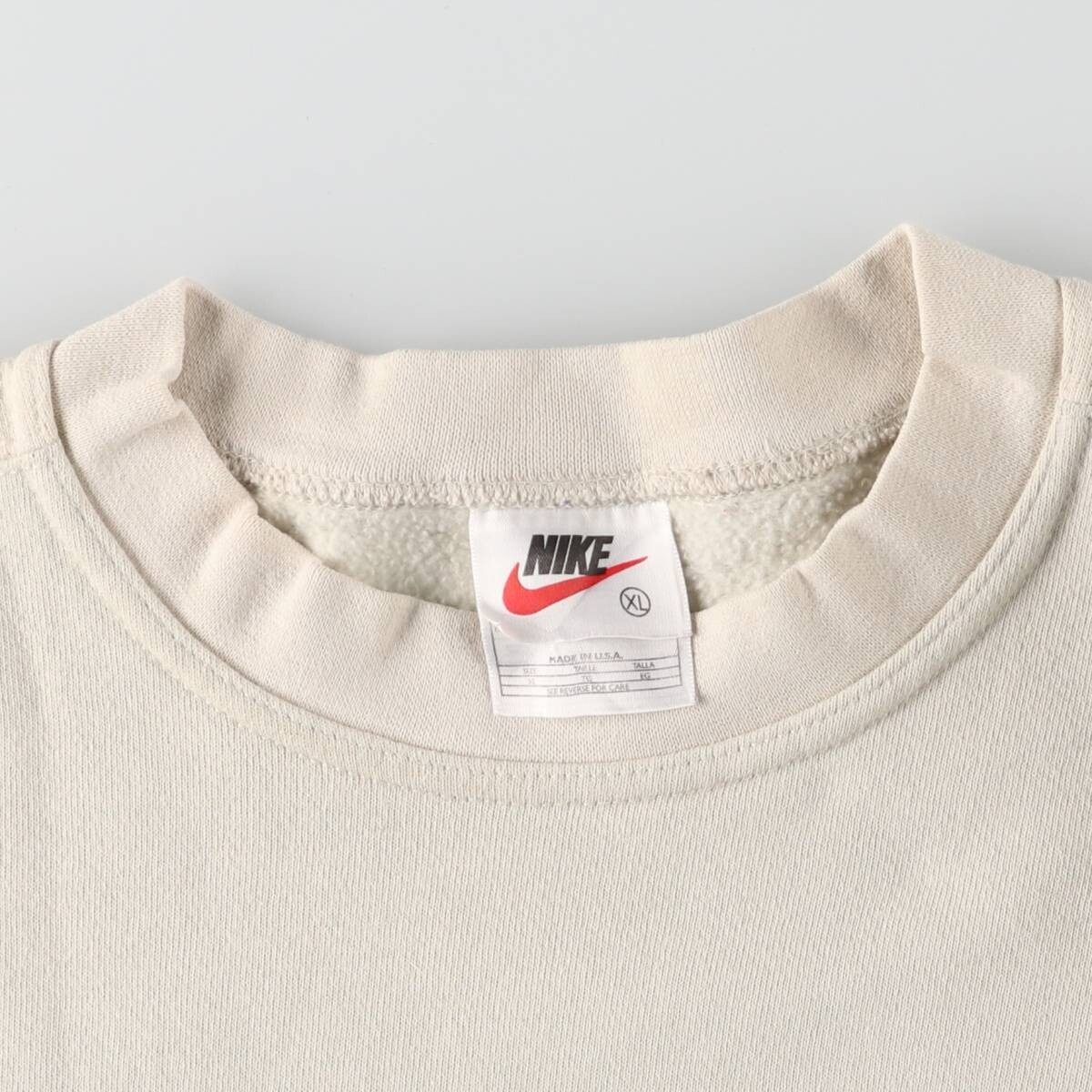 90'S Nike One Point Logo Sweatshirt Trainer Made in USA