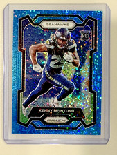 2023 Panini Prizm #391 Kenny McIntosh Blue Sparkle Rookie Rc #/96