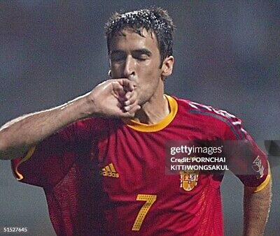 RAUL #7 MEN'S SPAIN 2002/2004 ESPANA SOCCER FOOTBALL SHIRT RAUL #7 MEN'S SPAIN 2002/2004 ESPANA SOCCER FOOTBALL SHIRT