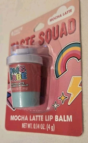 Taste Squad MOCHA LATTE Flavored Scented Lip Balm Rare HTF New NIP Ships Free - Picture 2 of 3