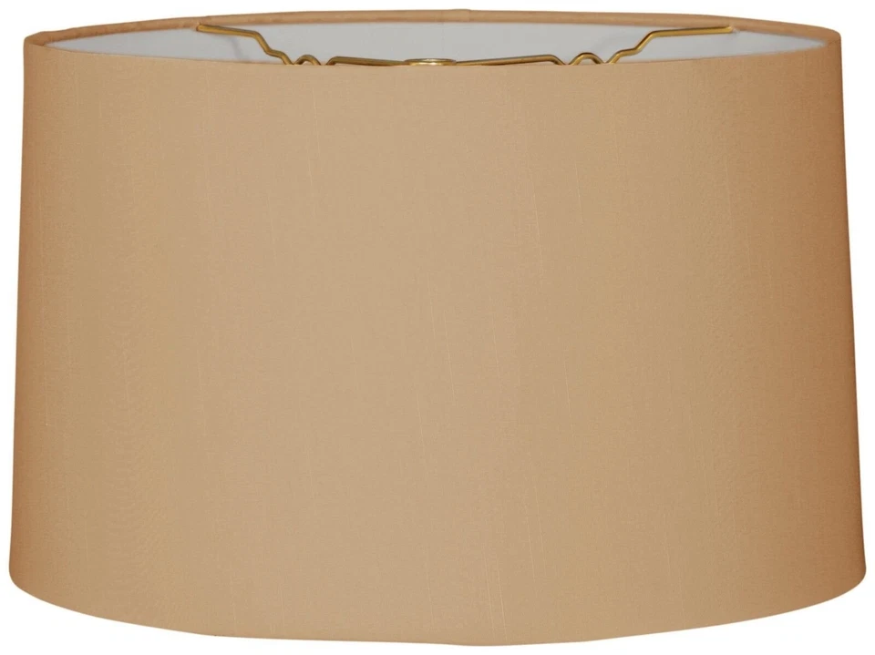 Pantalla de lámpara Royal Designs Inc tambor poco profundo pantalla de tapa dura varios colores y tamaños Foto 4 de 4