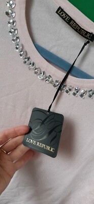 Frauen Mädchen Langarm Pullover Jumper Tops Love Republik 146 cm