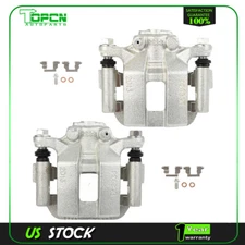 Rear Pair Brake Calipers w/ Bracket For NISSAN ROGUE 2014-2020 LEAF 2011-2022