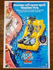 FISHER STEVENS TIM BLANEY SIGNED SHORT CIRCUIT 2 12X18 PHOTO BECKETT BAS COA FISHER STEVENS TIM BLANEY SIGNED SHORT CIRCUIT 2 12X18 PHOTO BECKETT BAS COA