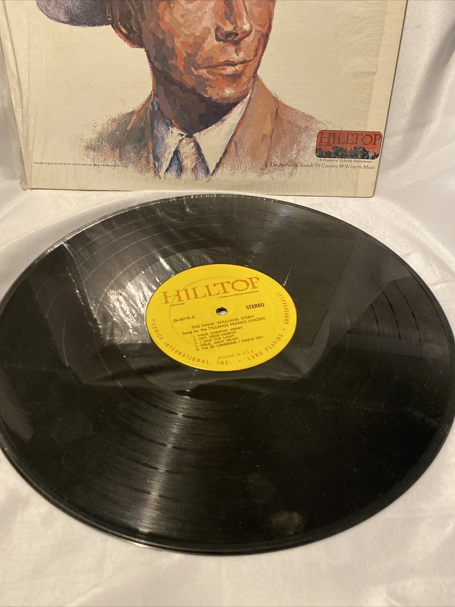 TILLMAN FRANKS SINGERS: hank williams story HILLTOP 12