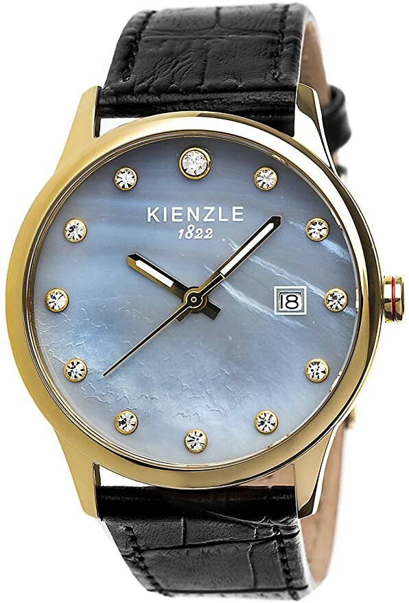 Montre en cuir bleu Kienzle 1822 femme pour style chic