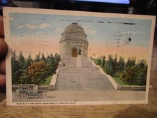 Y7 Vintage Old OHIO Postcard CANTON President William McKinley's Memorial Tomb 5