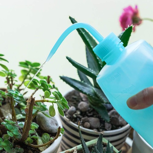 Squeeze Bottles Succulent Watering Bottle 500ml Blue Water Squirt Irrigation - Picture 4 of 7